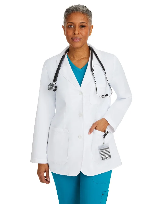 Women's Five-Pocket 29" Flo Consultation Lab Coat Asymmetrical Diagonal princess