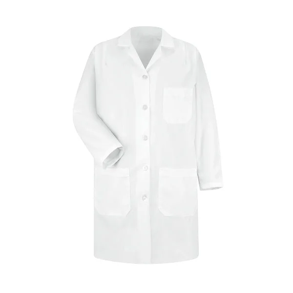 Women's Three-Pocket 37" Full-Length Lab Coat Sleeveless Short Sleeve Long Sleeve