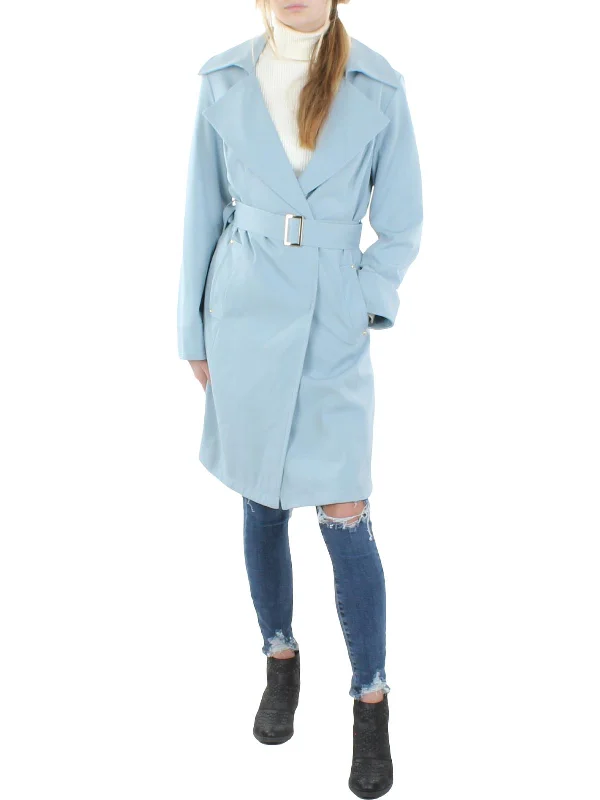 Womens Lightweight Midi Trench Coat Comfortable Lightweight Trench Coat