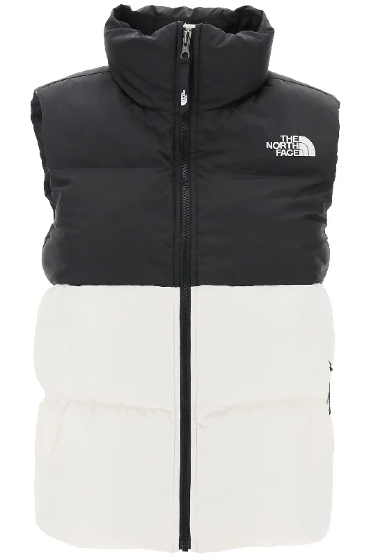 Saikuru Puffer Vest  - White Soft Brushed Vest
