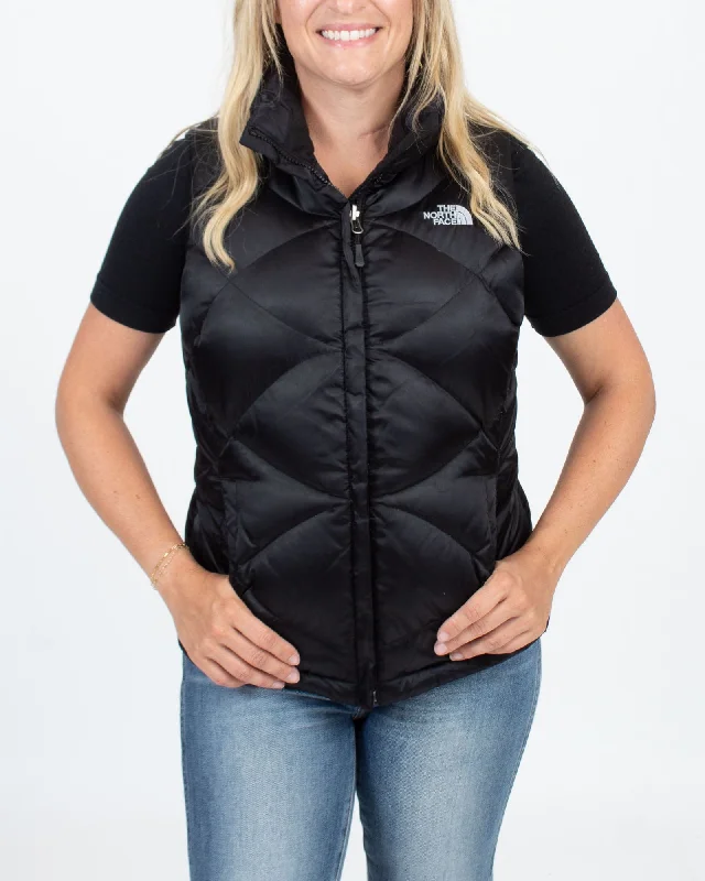 Black Puffer Vest Relaxed Fit Vest