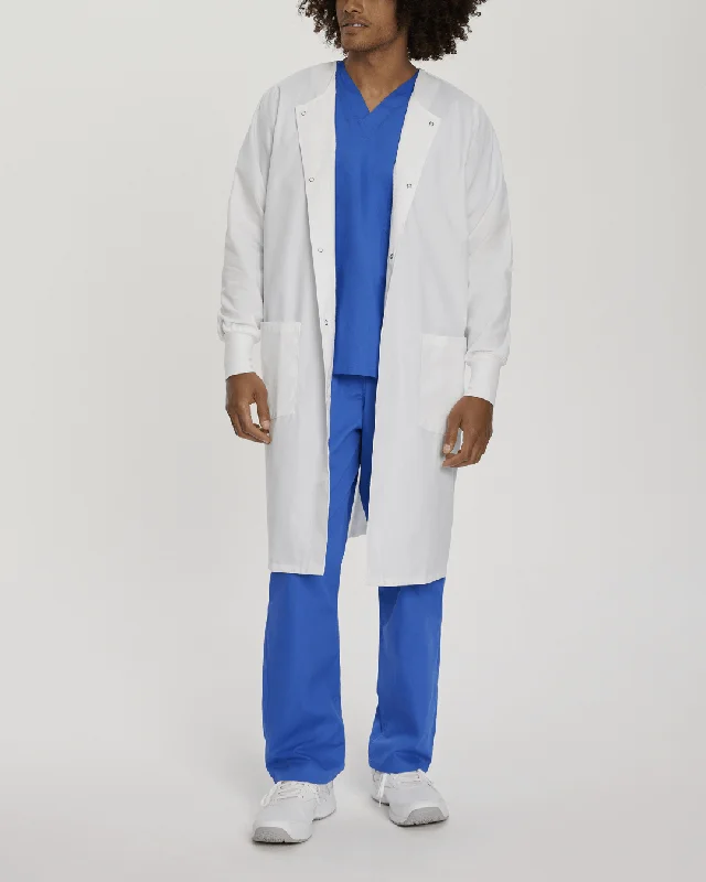 Unisex 2-Pocket Full-Length Lab Coat - 3178 Off-the-Shoulder Jacket Double-Breasted Coat Single-Breasted Coat Unisex 2-Pocket Full-Length Lab Coat - 3178 Off-the-Shoulder Jacket Double-Breasted Coat Single-Breasted Coat
