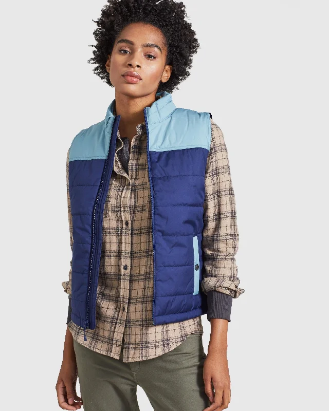 Bison Puffer Vest Sleeveless Overcoat Vest