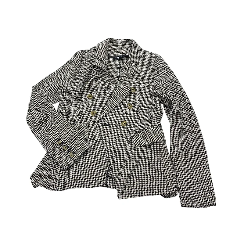 BLACK & CREAM BLAZER by STORIA Size:M Women's Premium Blazer