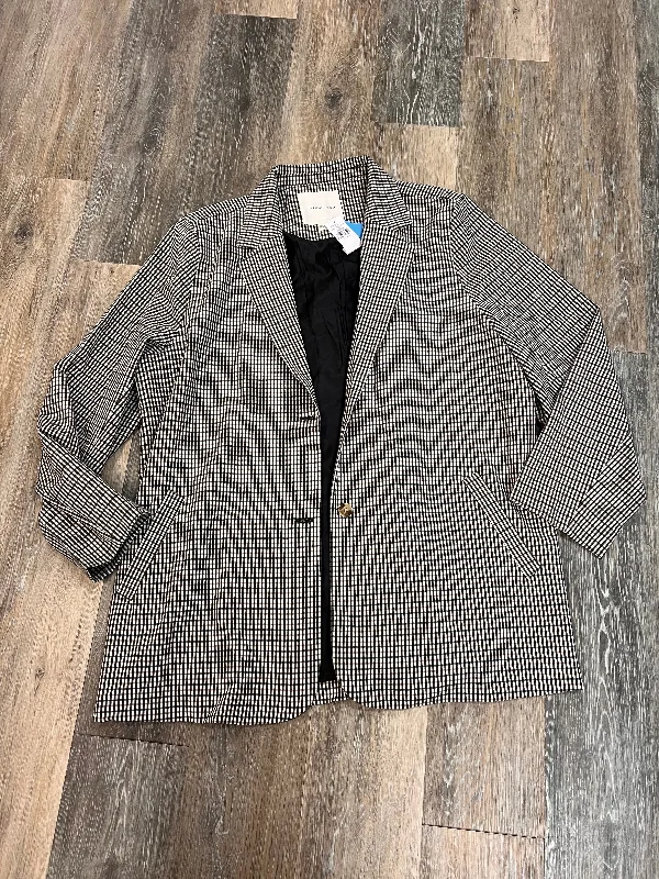 Blazer By American Eagle In Plaid Pattern, Size: Xxl Women's Solid Blazer