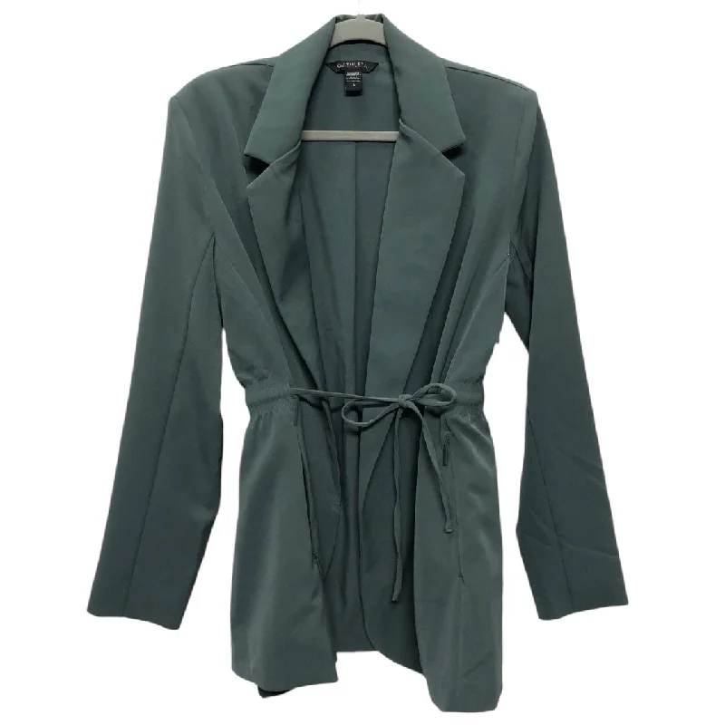 Blazer By Athleta In Green, Size: 6 Women's Leather Blazer