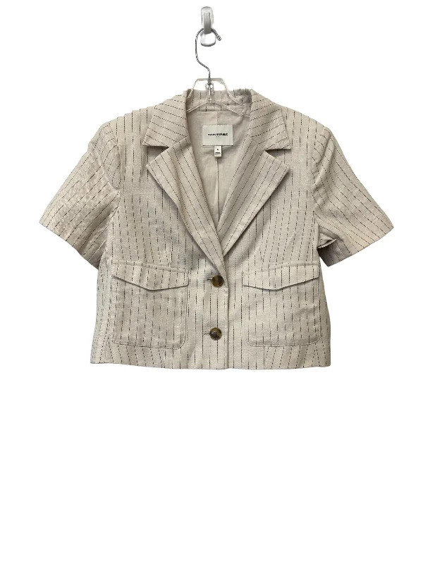 Blazer By Banana Republic In Striped Pattern, Size: 6 Women's Handmade Blazer