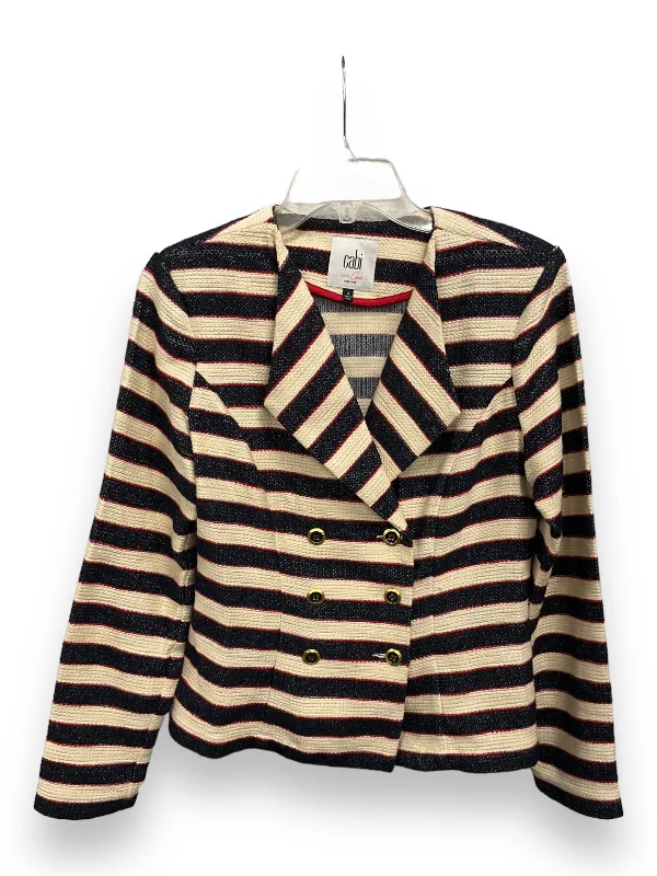 Blazer By Cabi In Striped Pattern, Size: S Women's Casual Suit