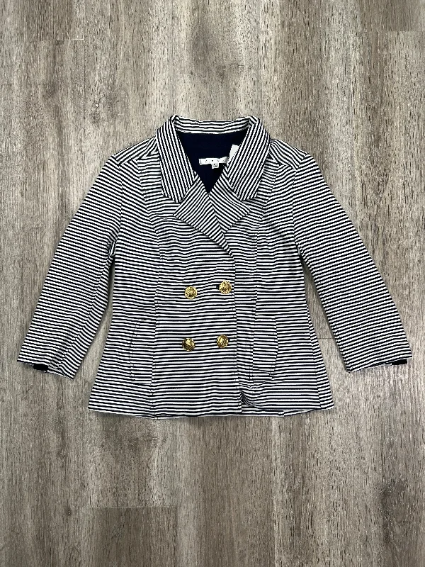 Blazer By Cabi In Striped Pattern, Size: S Women's Elegant Suit