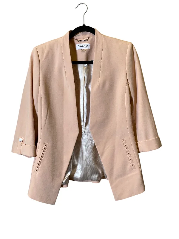 Blazer By Calvin Klein In Pink, Size: 8 Women's Casual Suit