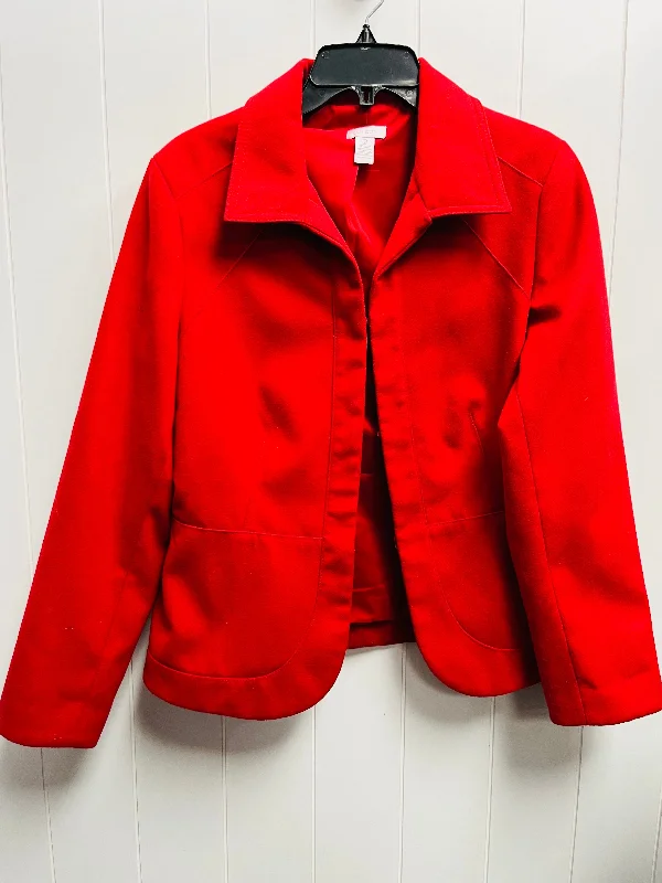 Blazer By Chicos In Red, Size: L Women's Simple Jacket
