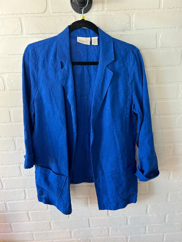 Blazer By Chicos In Royal Blue, Size: S Women's Handmade Blazer