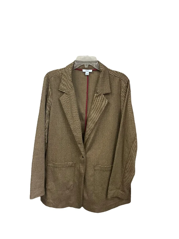 Blazer By Croft And Barrow In Brown, Size: L Women's Banquet Suit