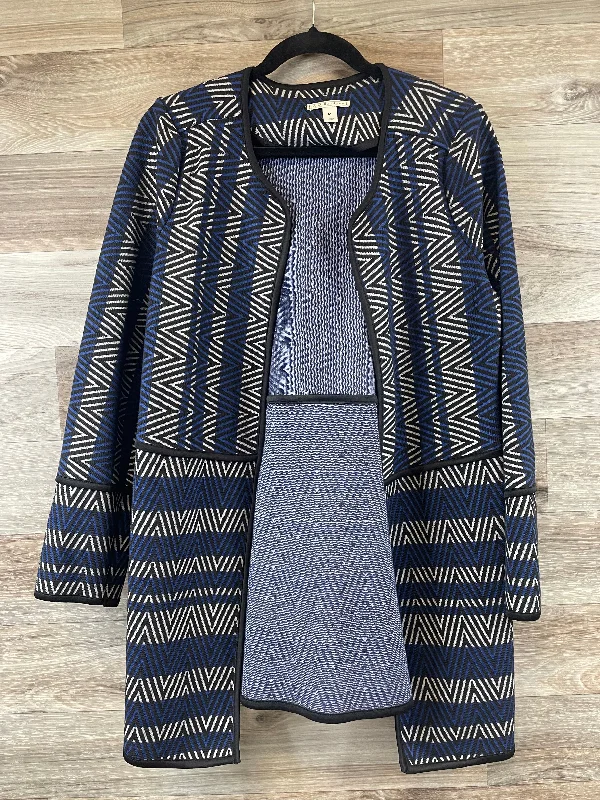 Blazer By Dana Buchman In Black & Blue, Size: M Women's Elegant Suit