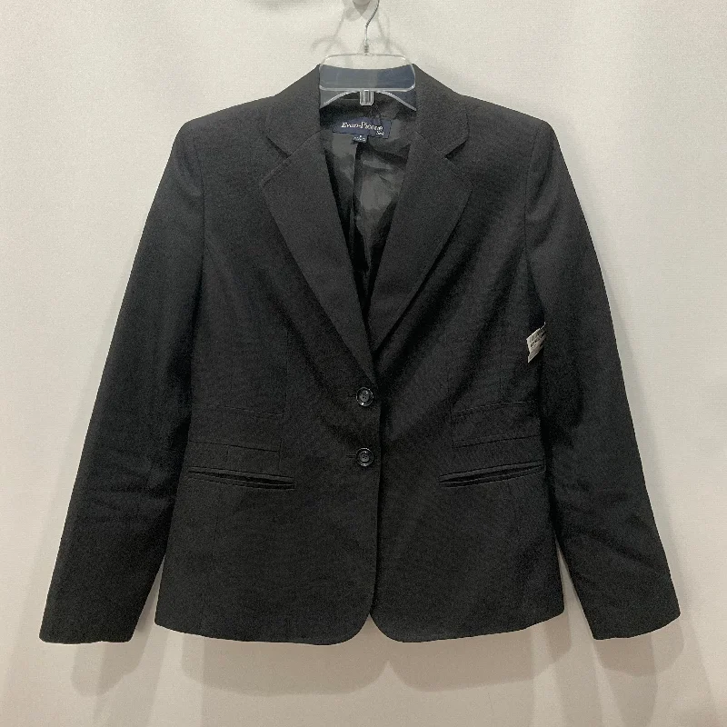 Blazer By Evan-picone In Black, Size: 8 Women's Trendy Jacket