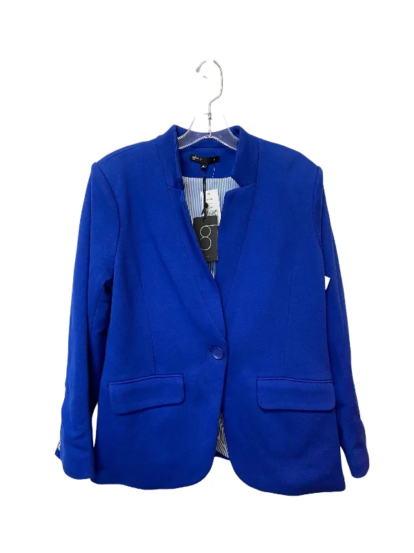 Blazer By Gibson In Blue, Size: L Plus Size Women's Coat