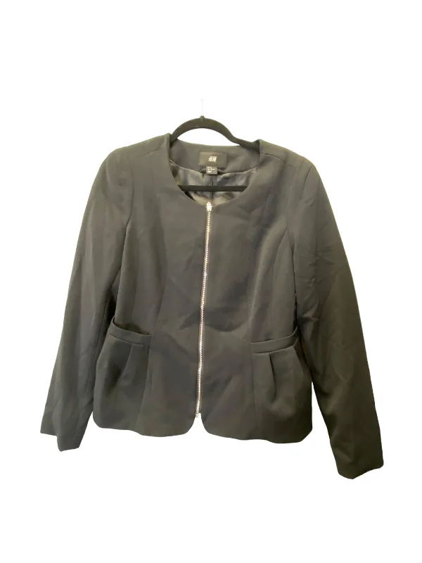 Blazer By H&m In Black, Size: L Women's Handmade Blazer