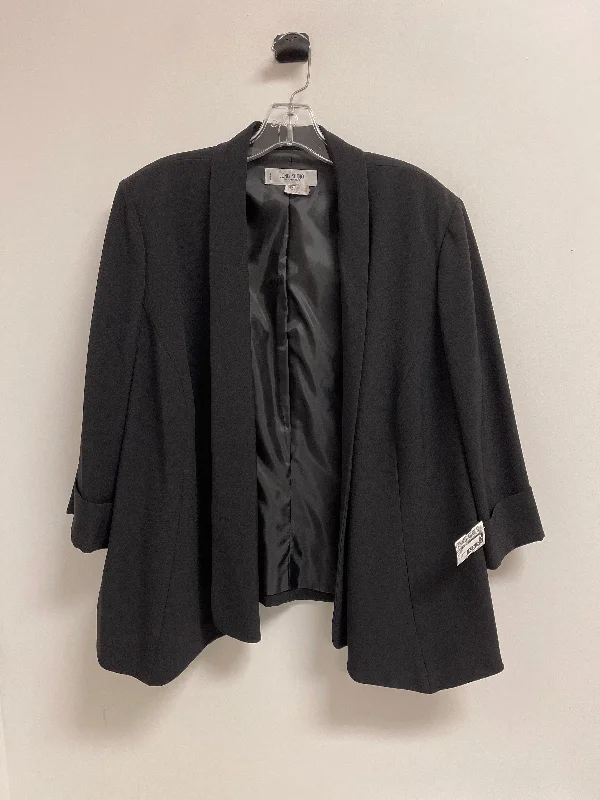 Blazer By Jones Studio In Black, Size: 1x Women's Classic Blazer