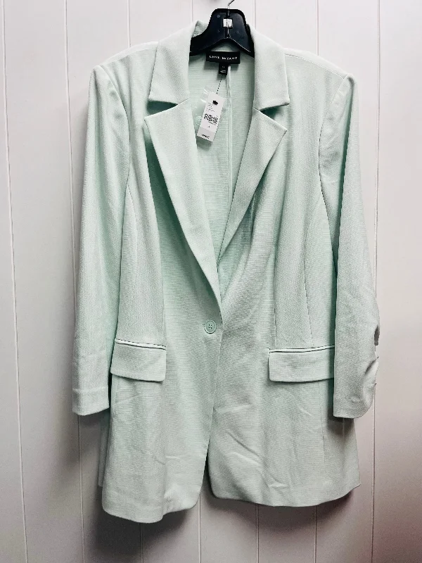 Blazer By Lane Bryant In Green, Size: 18 Women's Pencil Blazer
