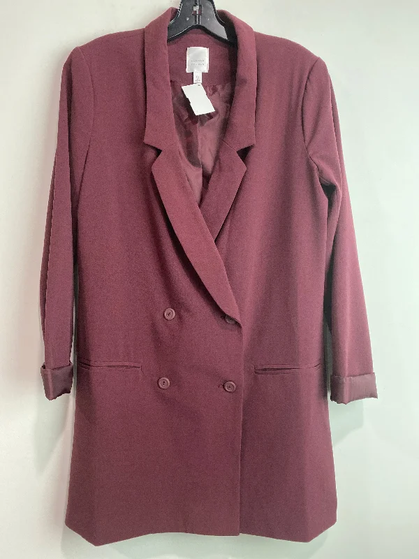 Blazer By Lc Lauren Conrad In Mauve, Size: L Women's Trendy Jacket