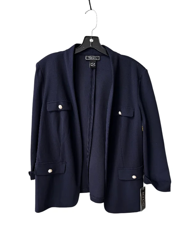 Blazer By New York And Co In Navy, Size: L Women's Lightweight Blazer