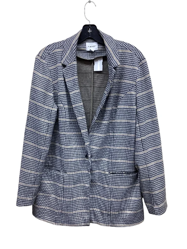 Blazer By Nine West In Black & Brown, Size: Xl Women's Vintage Suit