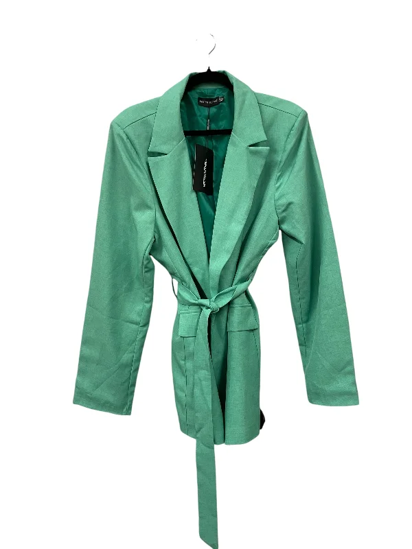 Blazer By Pretty Little Thing In Green, Size: Xl Fashion Women's Blazer
