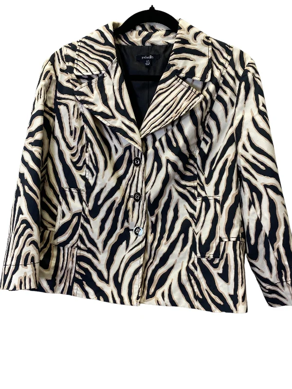 Blazer By Rafaella In Animal Print, Size: Xl Women's Business Blazer
