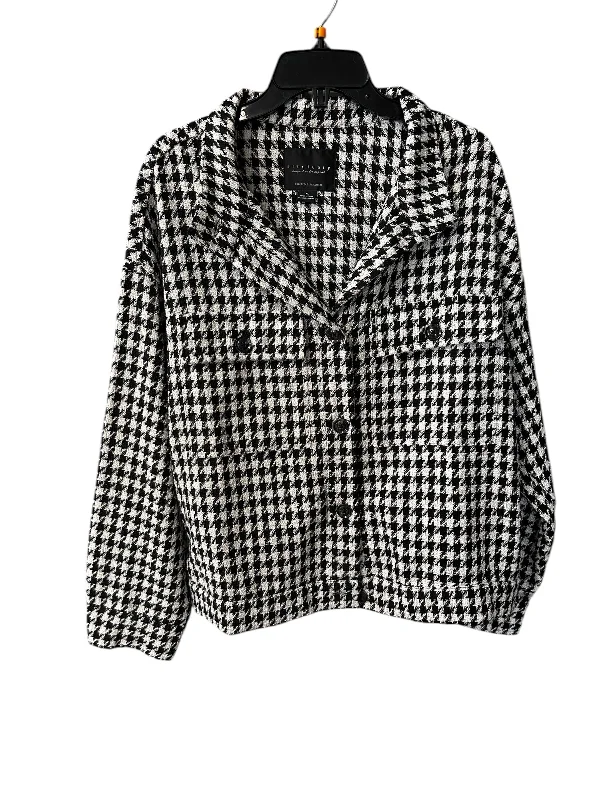 Blazer By Sanctuary In Black & White, Size: Xl Women's Patchwork Suit