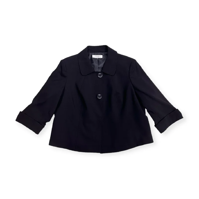Blazer By Tahari By Arthur Levine In Black, Size: 22 Women's Stripe Blazer