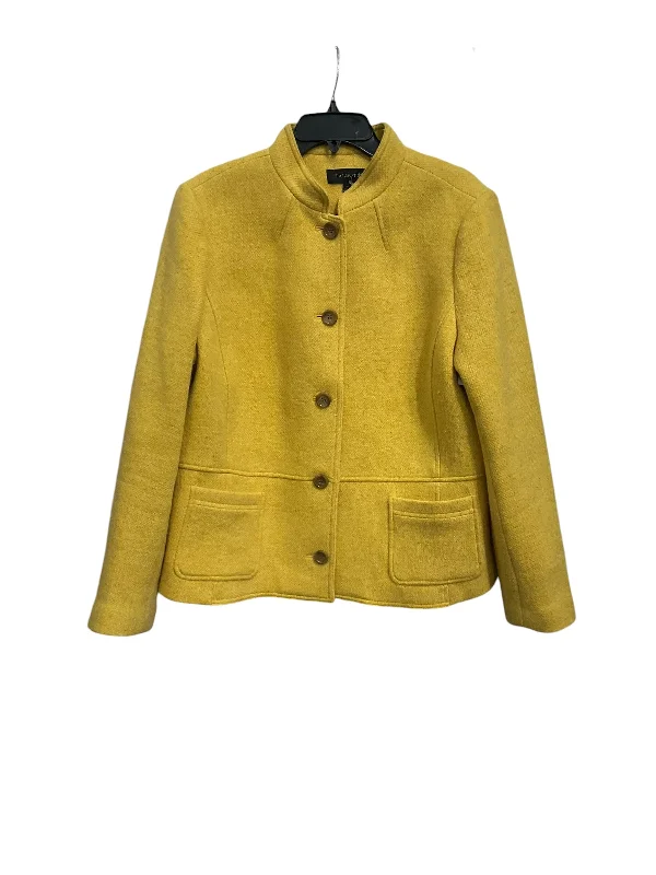 Blazer By Talbots In Yellow, Size: Xl Women's Plaid Suit