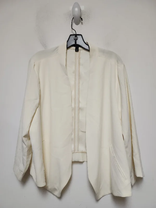 Blazer By Torrid In Cream, Size: 2x Women's Boutique Jacket