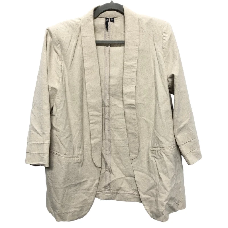 Blazer By Versona In Beige, Size: L Spring Women's Coat