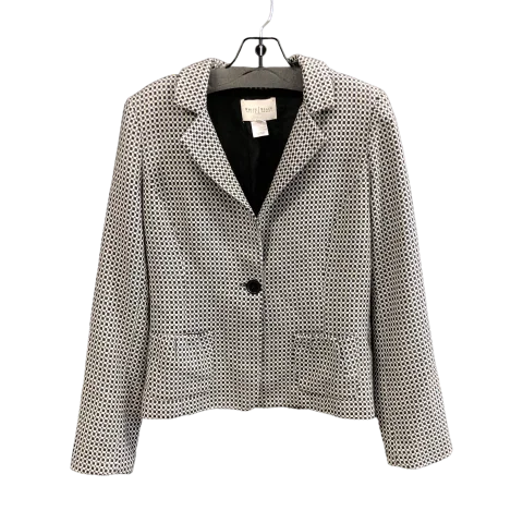 Blazer By White House Black Market In Black & White, Size: 10 Women's Print Jacket