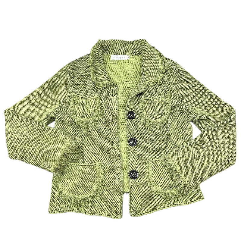 Blazer By Willow & Clay In Black & Green, Size: M Women's Fashion Blazer