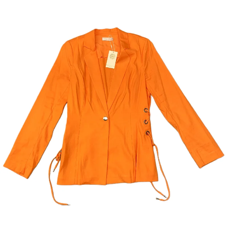 Blazer Designer By Ramy Brook In Orange, Size: M Women's Simple Jacket