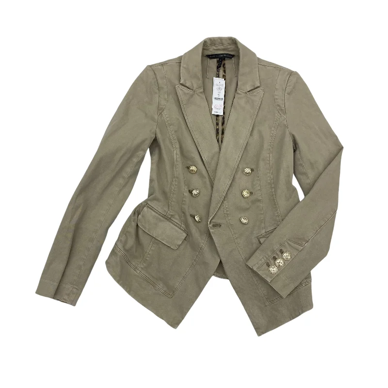 TAN BLAZER by WHITE HOUSE BLACK MARKET Size:S Women's Lightweight Blazer