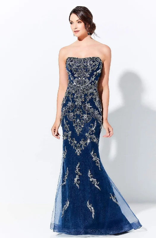 Ivonne D by Mon Cheri - 120D06 Strapless Straight Across Long Dress Tunics Fashionable chic Ivonne D by Mon Cheri - 120D06 Strapless Straight Across Long Dress Tunics Fashionable chic