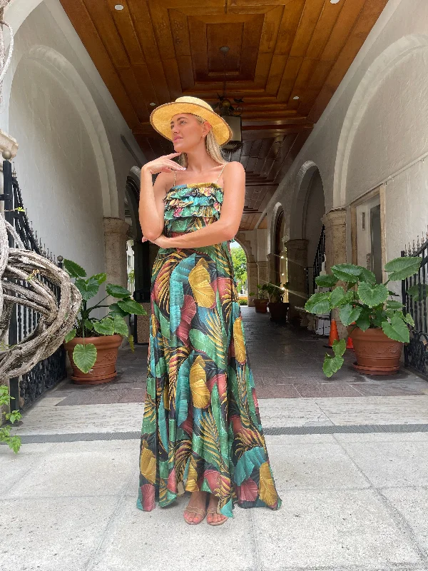 Saline Silk Long Dress Tunics Sale discount