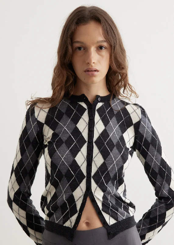 Cheng Cardigan Zippered Front Buttoned Front Snap Front