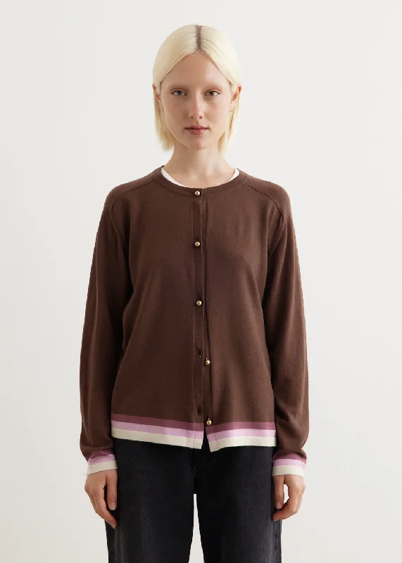 Fairground Cardigan Asymmetrical,ymmetric Pencil Cardigan