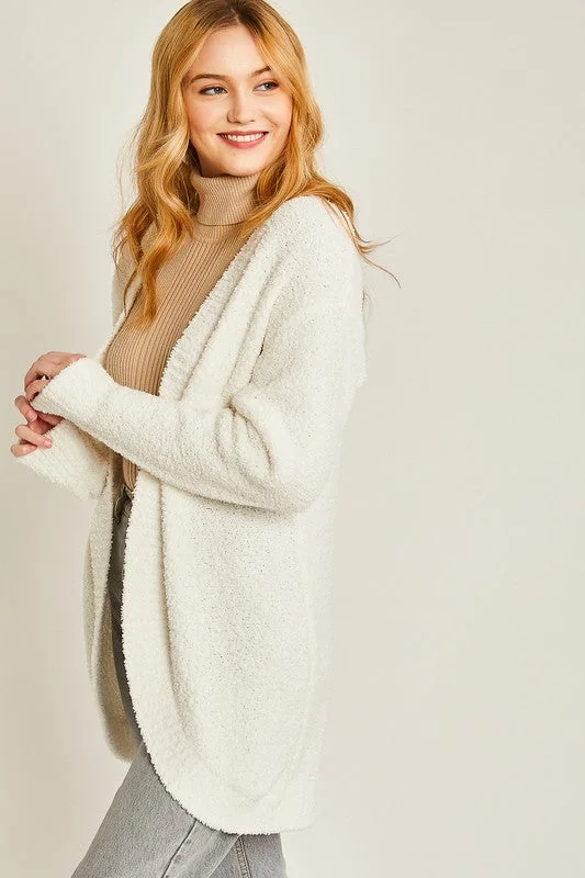 Lyna Sweater Cardigan Asymmetrical,ymmetric Pencil Cardigan